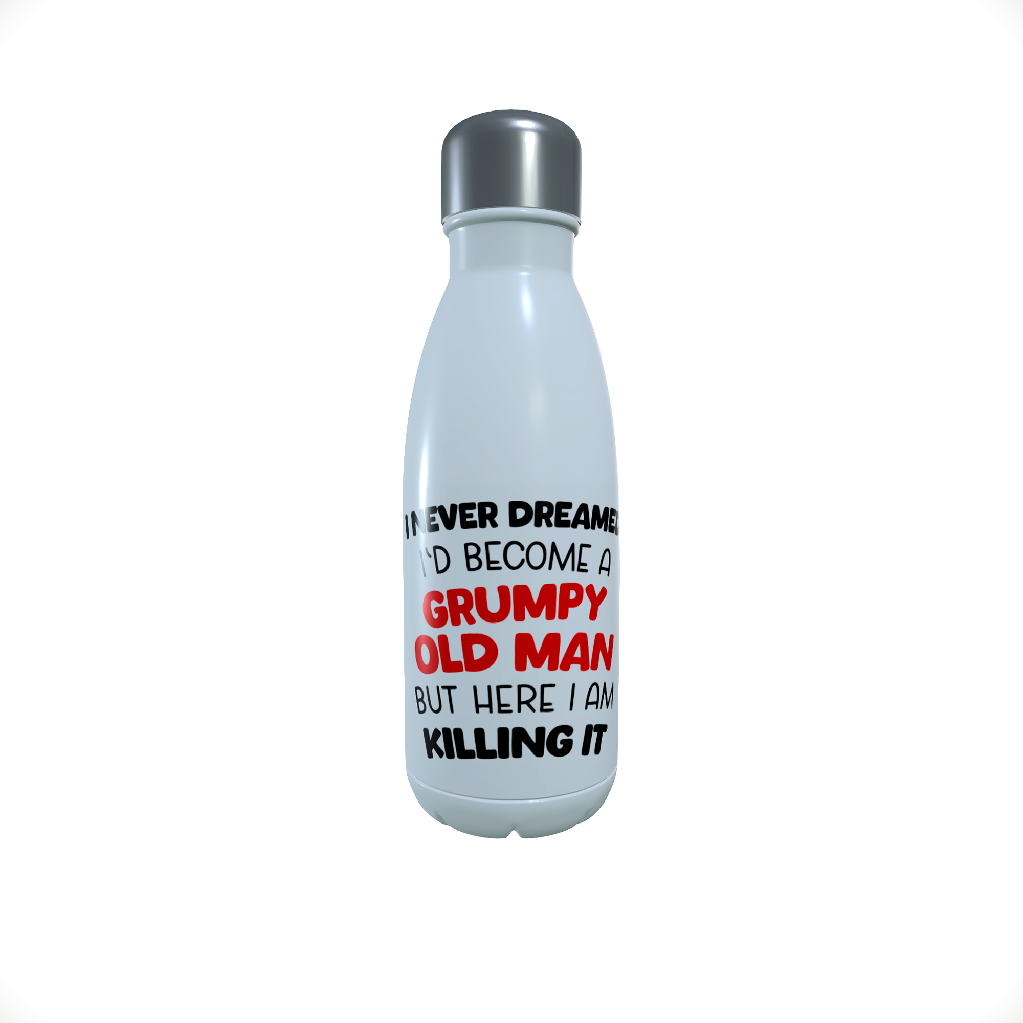 Grumpy Old Man Thermos Bottle, Funny Water Bottle